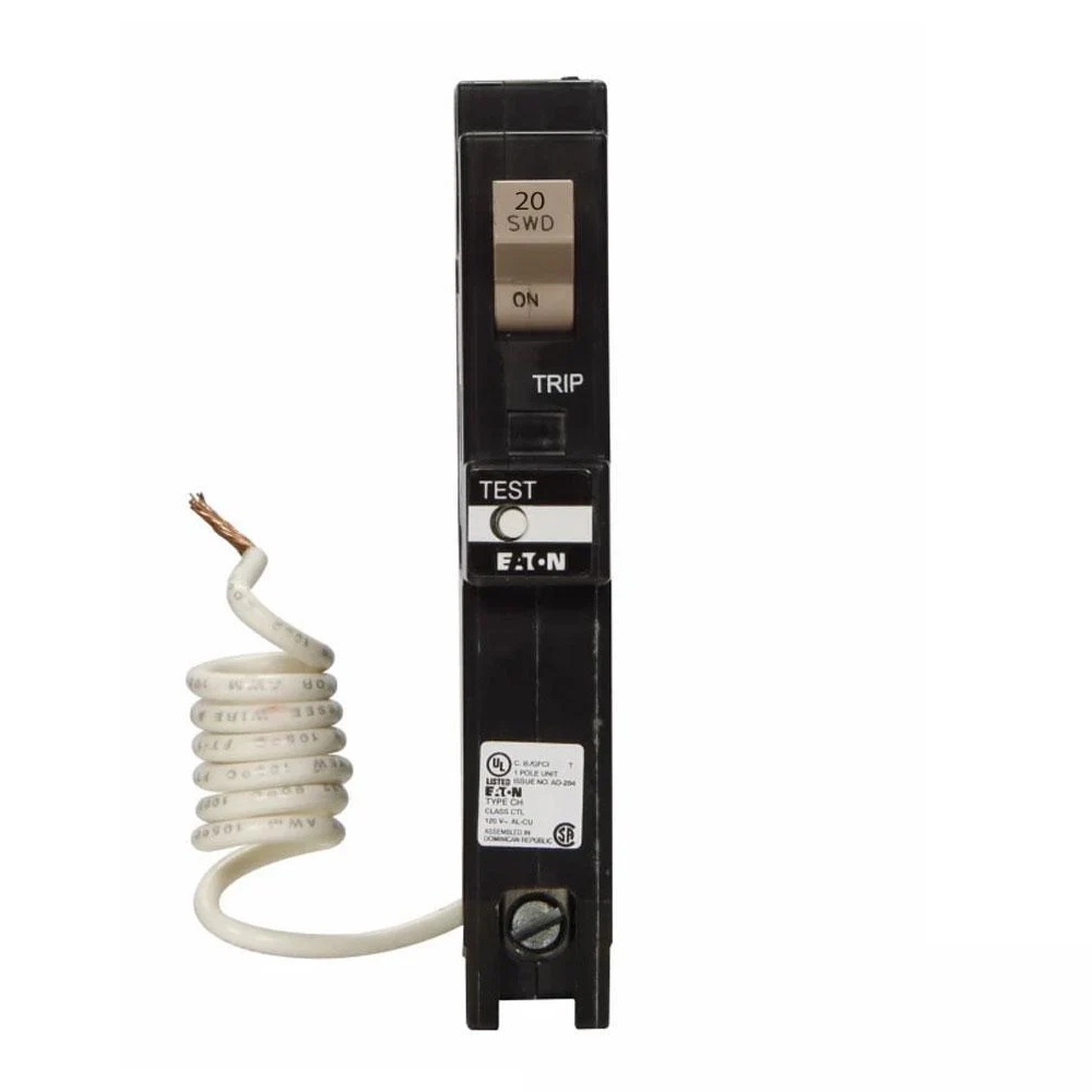 Breaker GFCI con botón de prueba y pigtail
