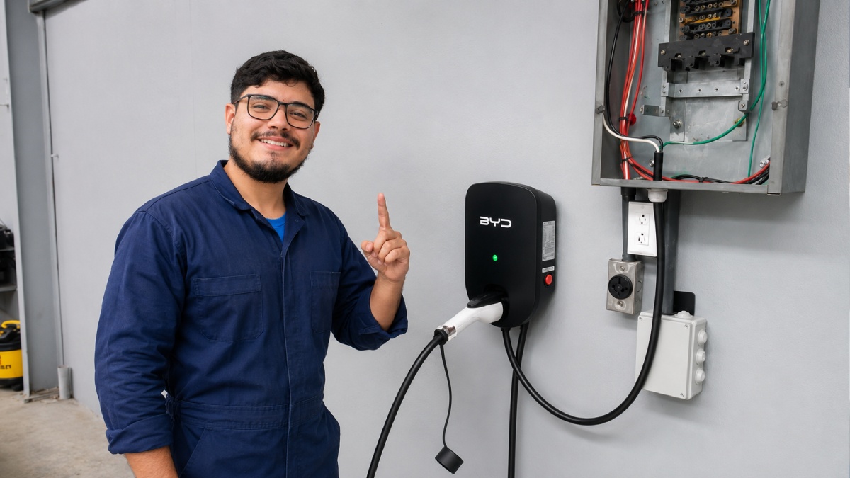 Qué calibre de cable usar para instalar un cargador de carro eléctrico